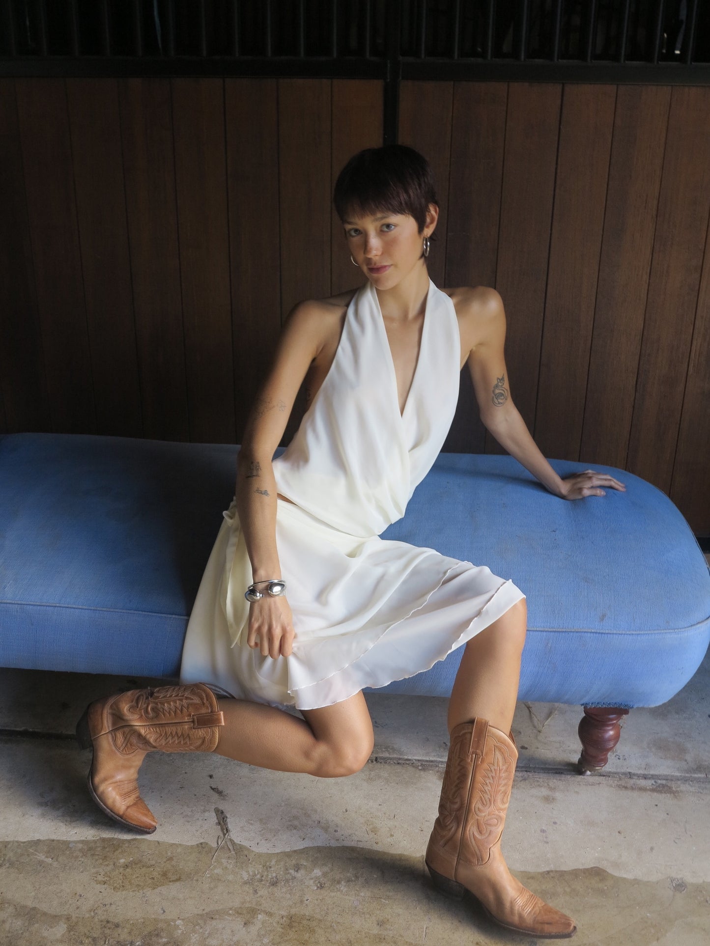 LUNE HALTER - CREAM