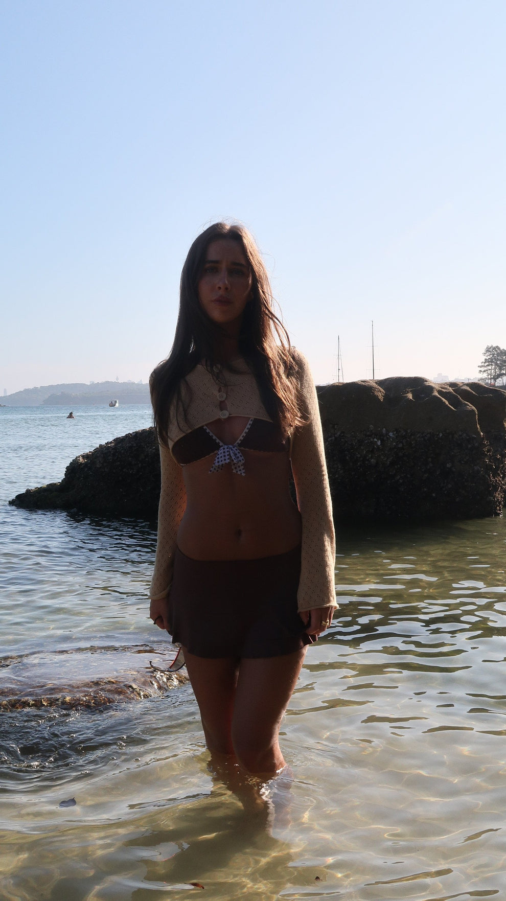 CHOCOLATE MINI SKIRT