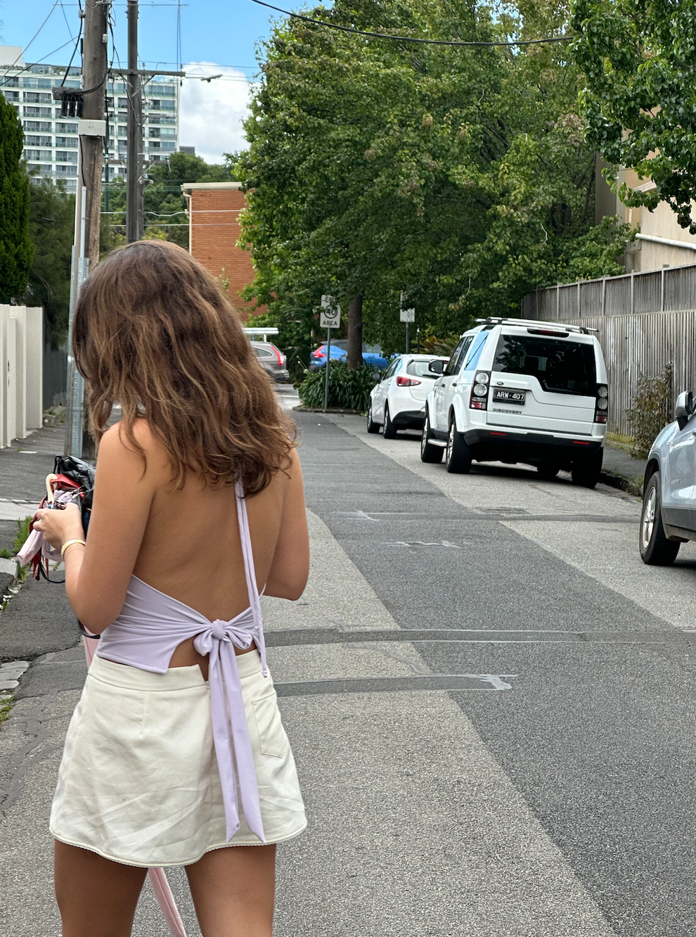 BALLERINA TOP - LILAC