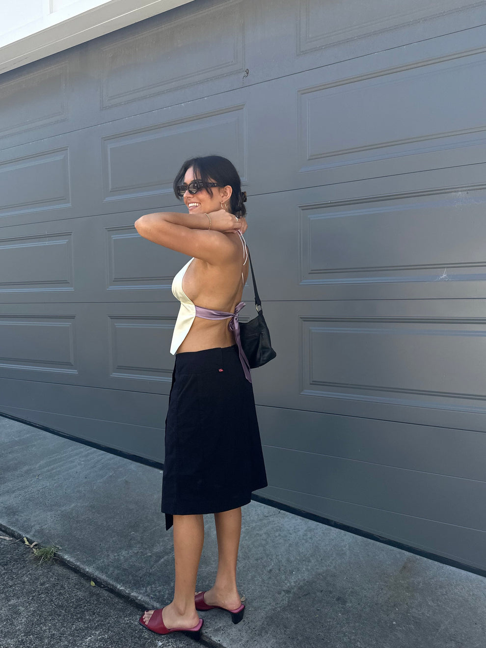 Gloss Top - Ivory and Lavender